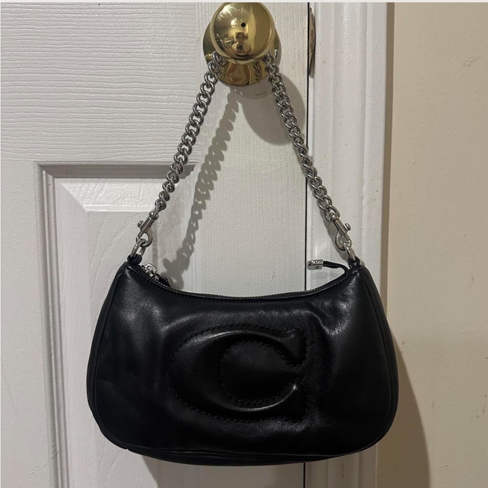 Coach Black Chain Shoulder Bag